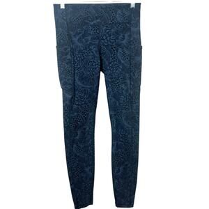 Lululemon Speed Up Tights Full-On Luxtreme 28" Leggings Nouveau Mach Blue Black